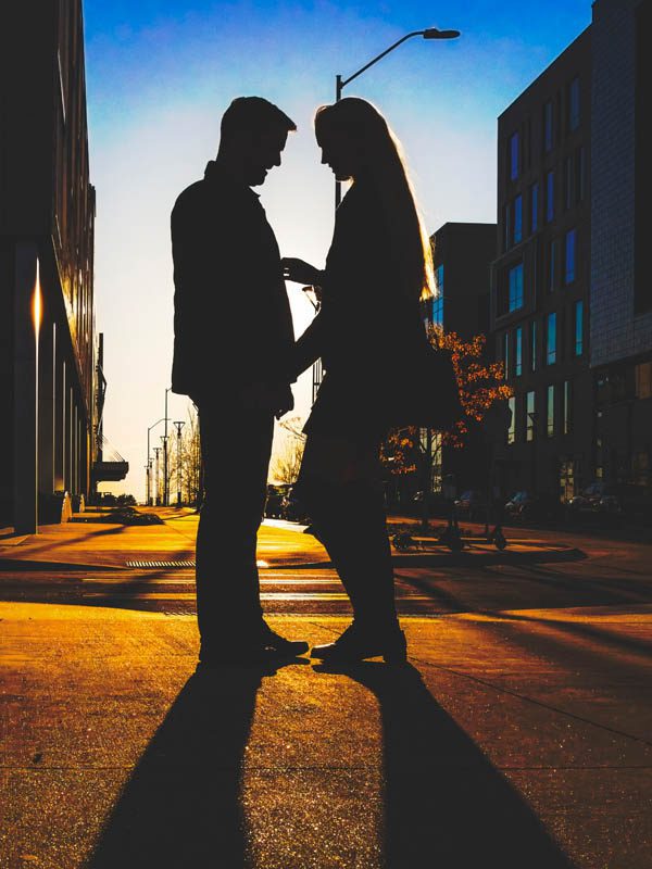 Engagement Portraits by Urban Photography by Alicia M Brady